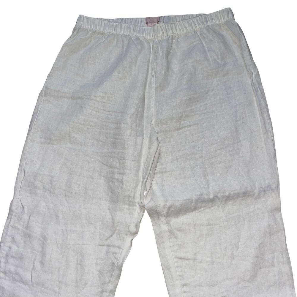 Linen Pants Cropped Tassels - Picture 3 of 6